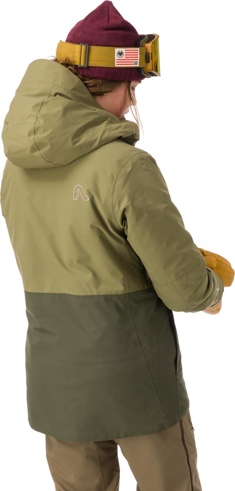 Avery Jacket - Womens - capers / evergreen 1