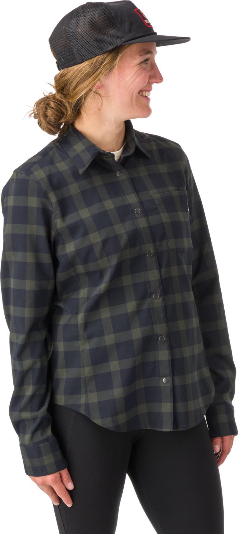 Brigitte Tech Flannel - Womens - evergreen 1