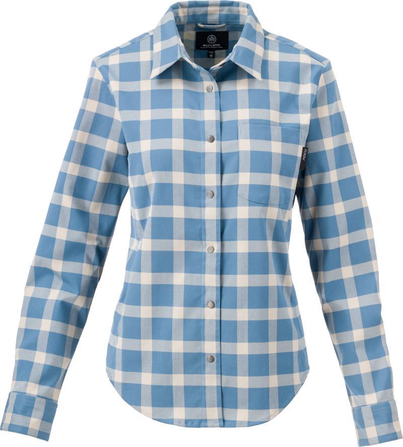 Brigitte Tech Flannel - Womens - vintage blue 1