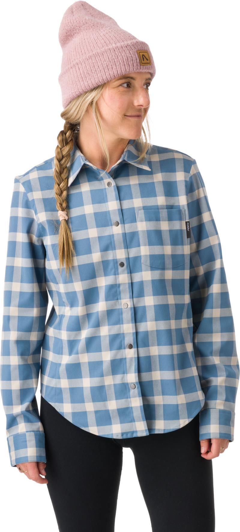 Brigitte Tech Flannel - Womens - vintage blue 1
