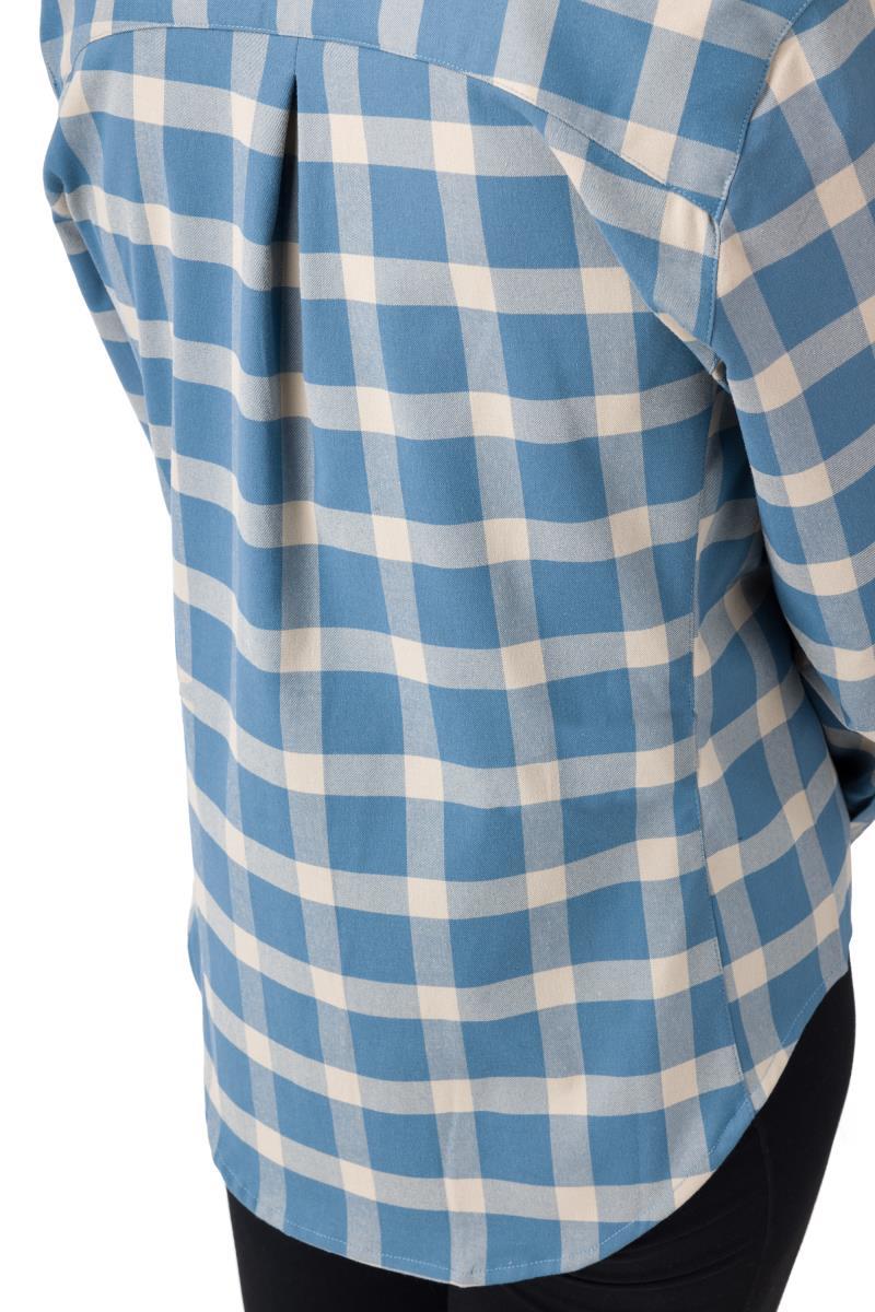 Brigitte Tech Flannel - Womens - vintage blue 1