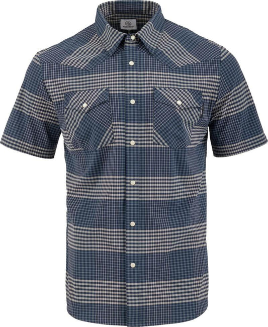 Cody Shirt - Mens - night / eucalyptus plaid 1