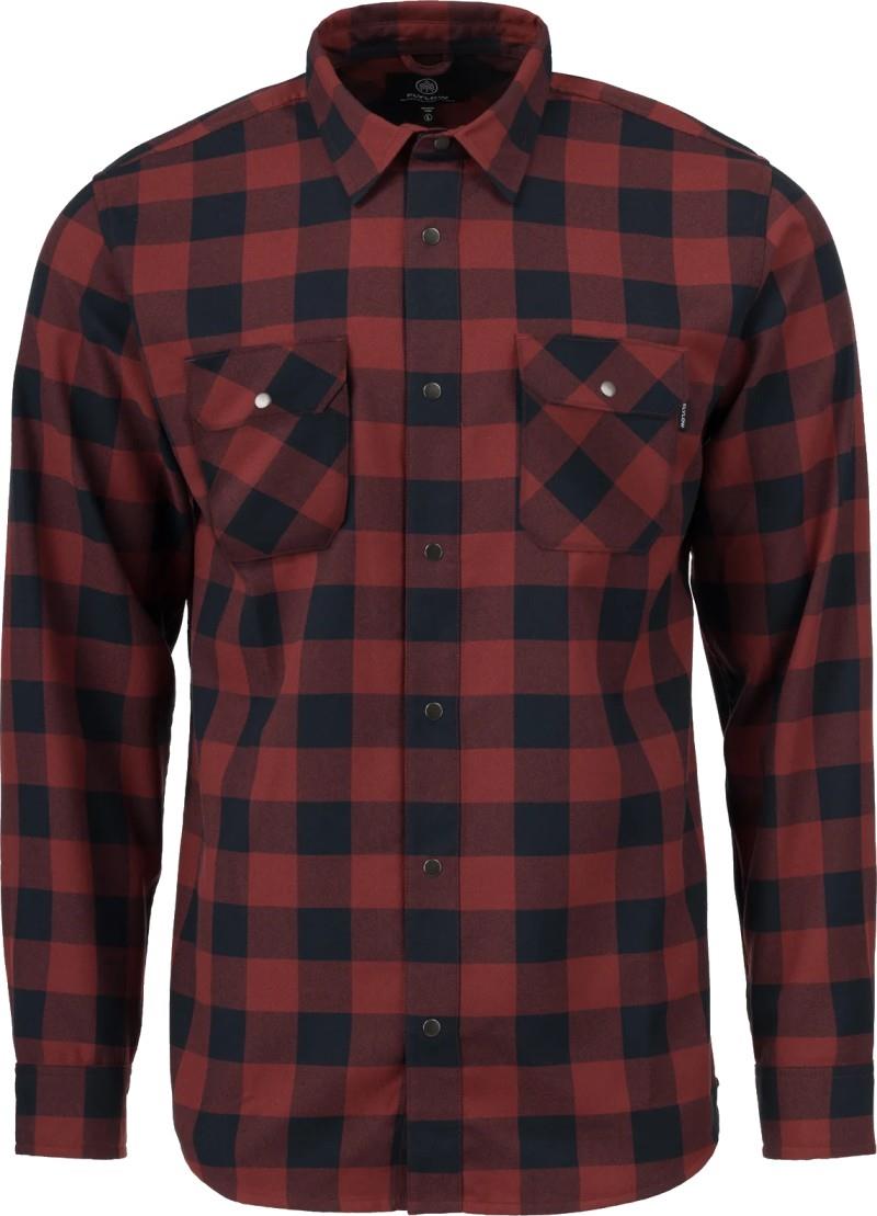 Handlebar Tech Flannel - Mens - amaro / black plaid 1