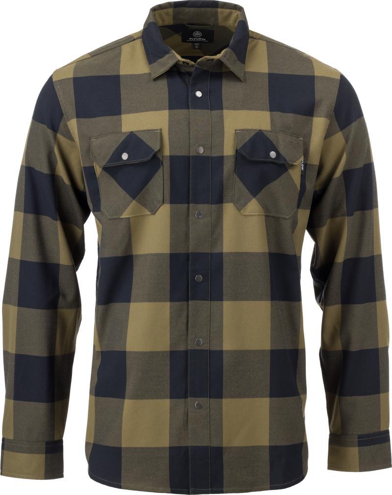 Handlebar Tech Flannel - Mens - capers / black 1