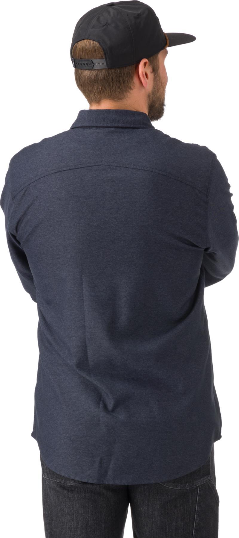 Handlebar Tech Flannel - Mens - night heather 1