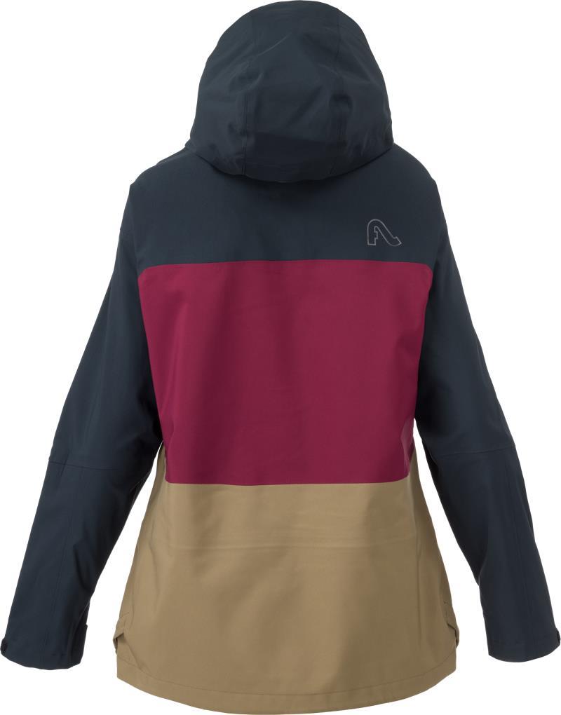 Lucy Jacket - Womens - black / ruby / capers 1