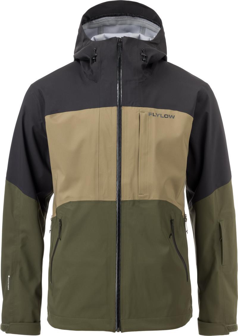 Malone Jacket - Mens - black / capers / evergreen 1