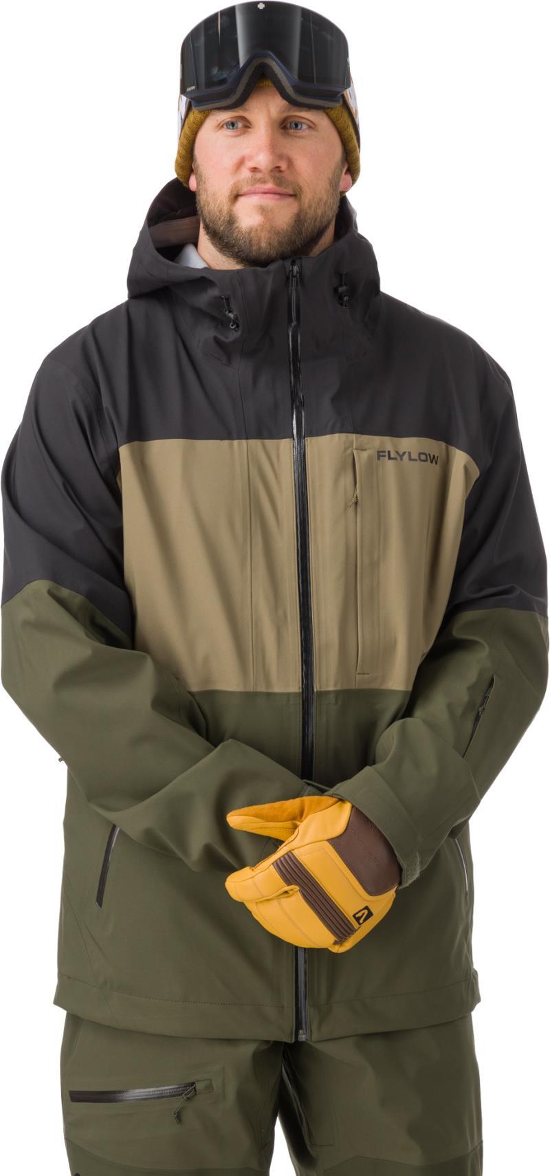 Malone Jacket - Mens - black / capers / evergreen 1