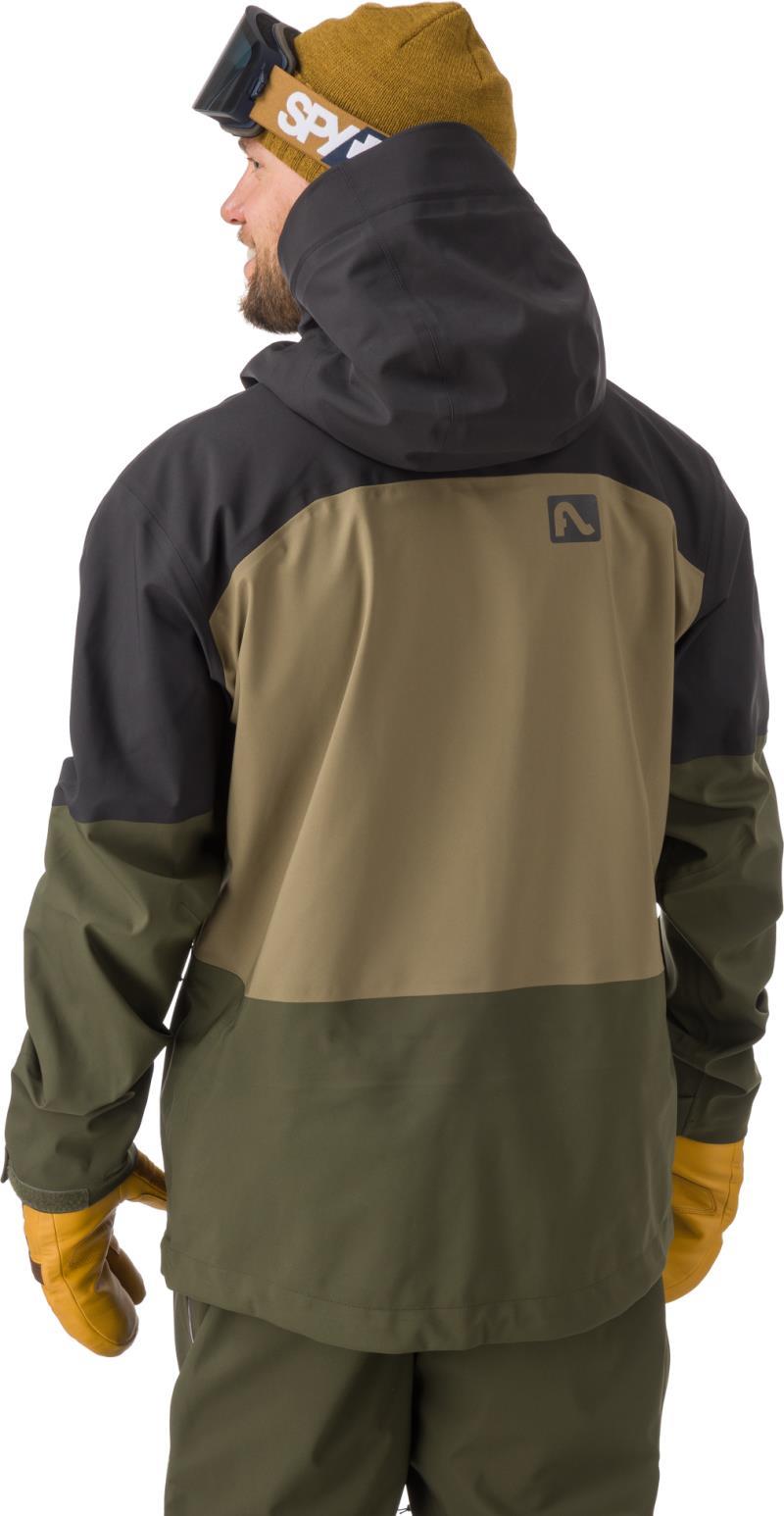 Malone Jacket - Mens - black / capers / evergreen 1