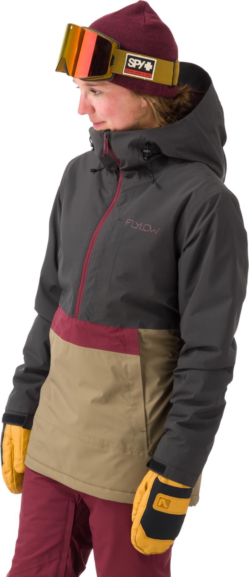 Sarah Anorak - Womens - black / capers 1