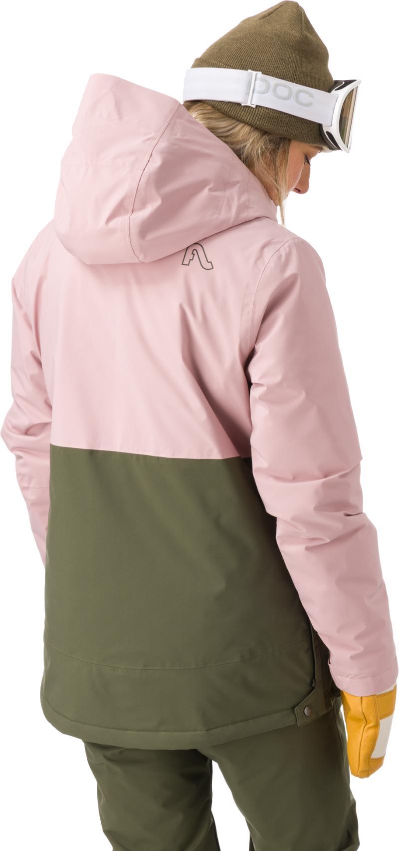 Sarah Anorak - Womens - dusty iris / evergreen 1