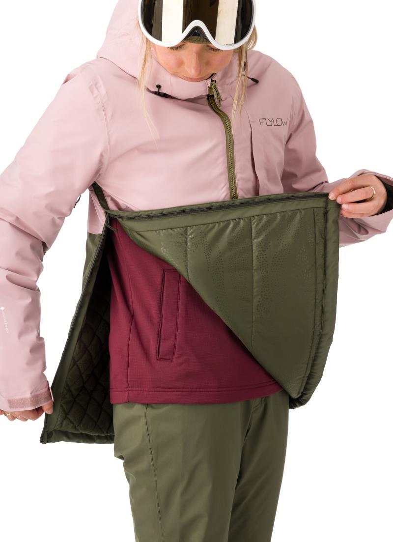 Sarah Anorak - Womens - dusty iris / evergreen 1