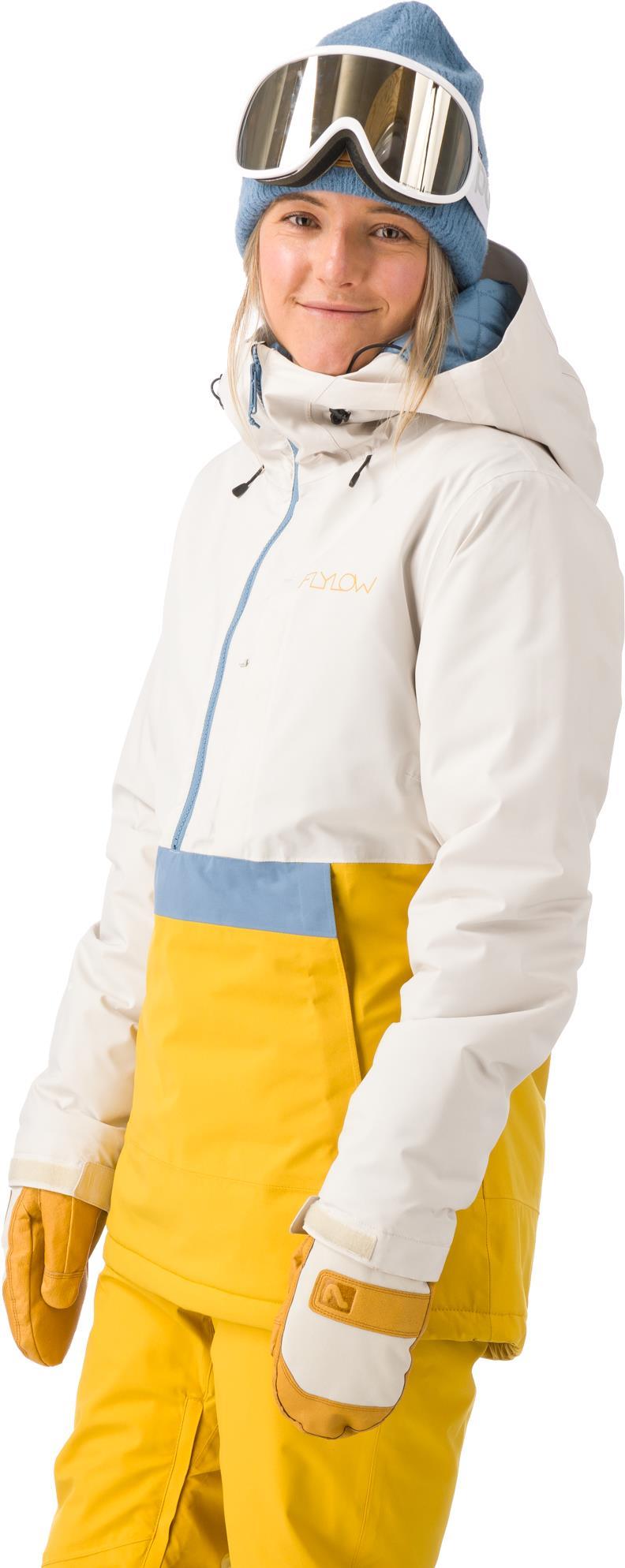 Sarah Anorak - Womens - marble / butterscotch / vintage blue 1