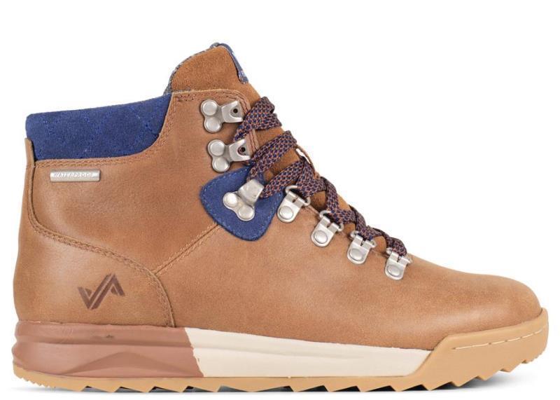 Patch Mid - Womens - Brown / Navy 2