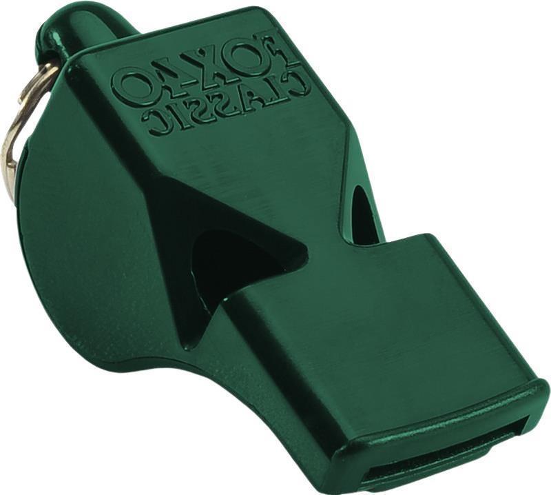 Classic Pealess Whistle - Dark Green 1