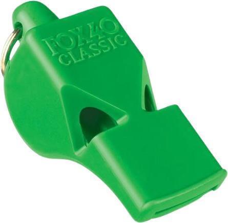 Classic Pealess Whistle - Neon Green 1