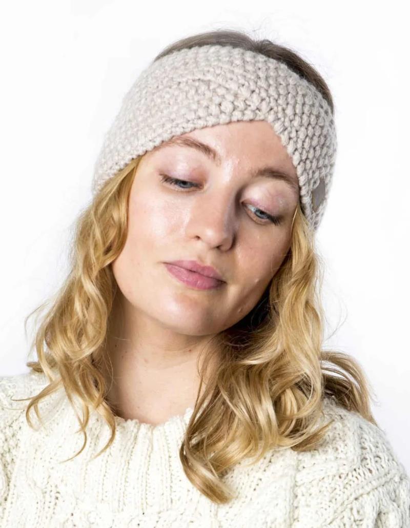 Alrune Band, 100% Merino - Beige 3