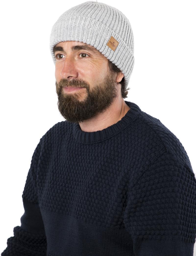 C-Beanie, 100% Merino - Mens - Silver Grey 2