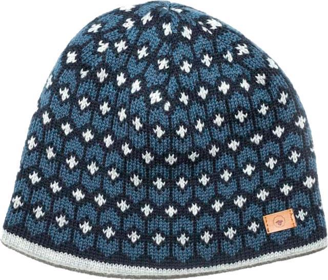 Ymer Reversible Beanie, 100% Merino - midnight blue 1