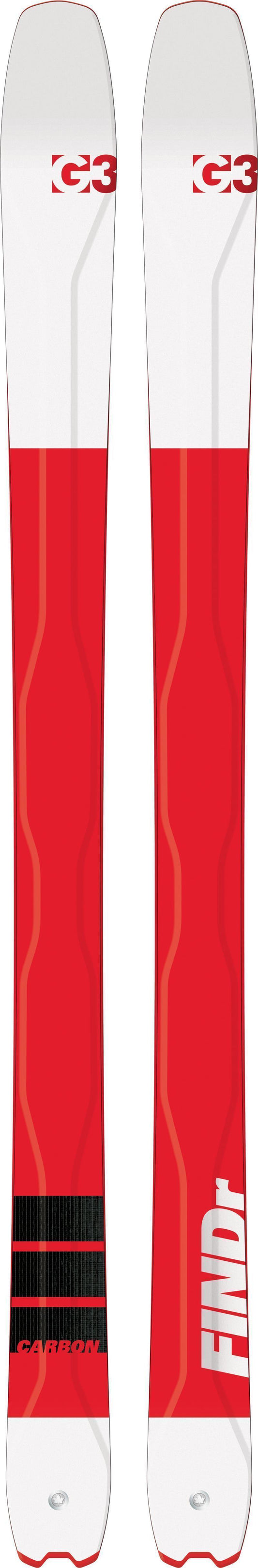 FINDr 102 Skis - (2021) - red 1