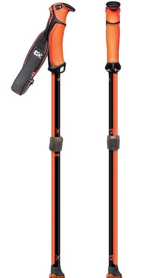 VIA Aluminum Poles - black / orange 1