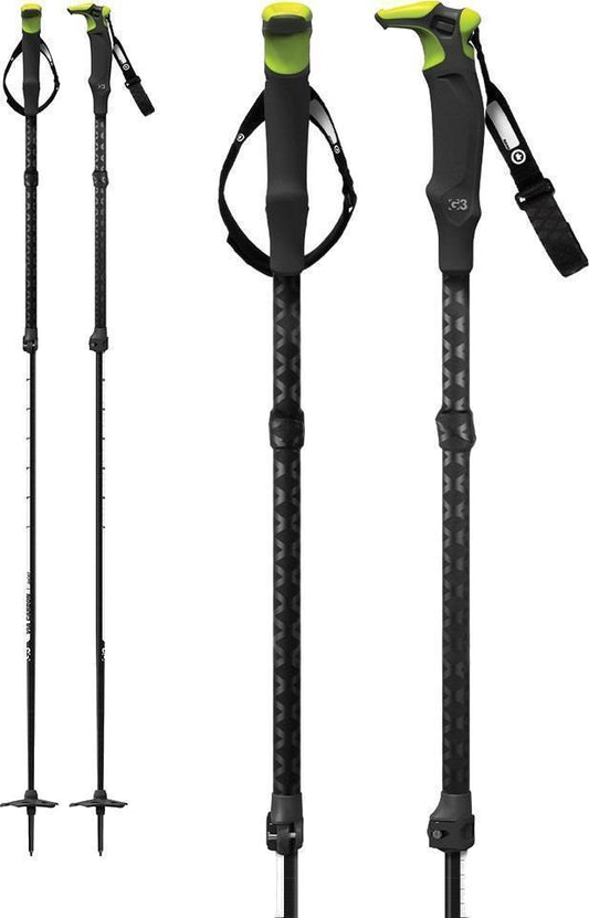 Via Carbon Poles - Black 1