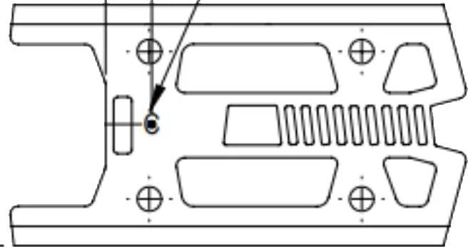 ZED 9 & 12 Heel Mounting Track - black 1
