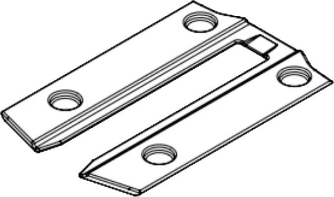 ZED 9 & 12 Track Shim - black 1
