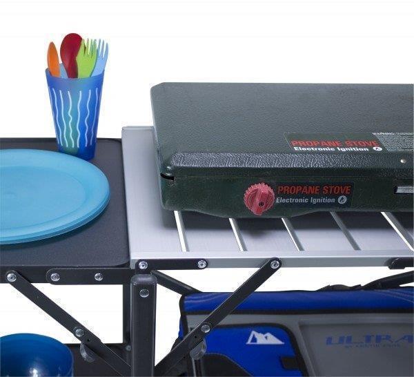 Slim Fold One Piece Cook Station - Black - Not Applicable 2