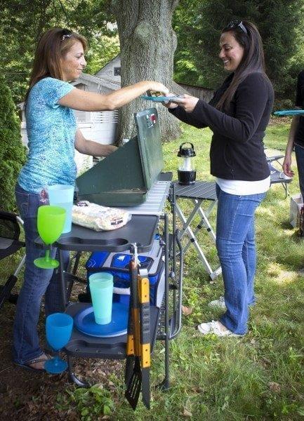 Slim Fold One Piece Cook Station - Black - Not Applicable 7