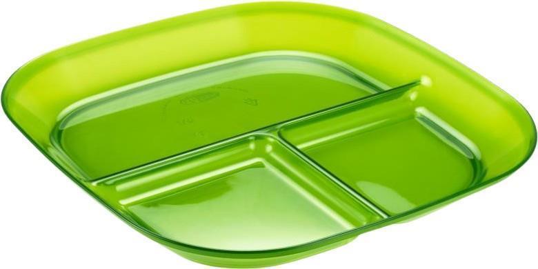 Infinity Divided Plate - green 1