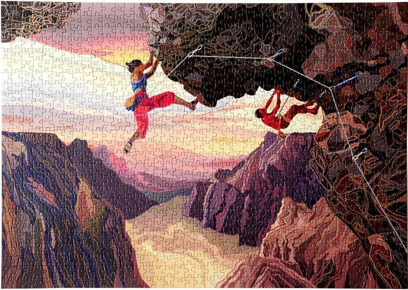 Outside / Inside - 1000 Piece Puzzle - Climbers 1