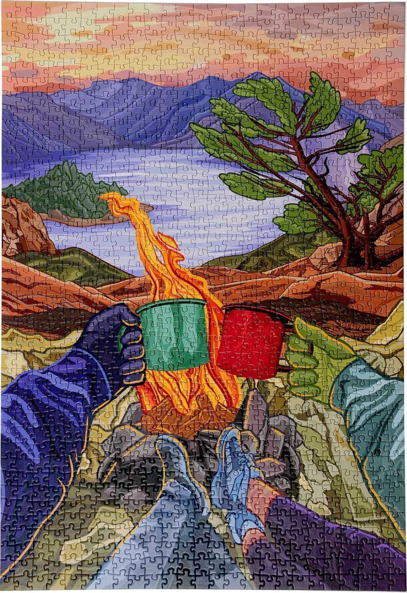 Outside / Inside - 1000 Piece Puzzle - Summit Cheers 1