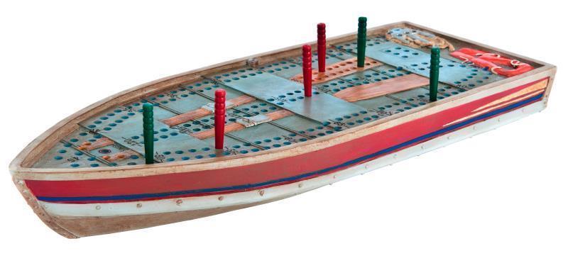 Outside / Inside - Cribbage Board - Tin Boat - not applicable 1
