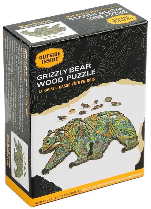Outside / Inside - Wood Puzzle - bear 1