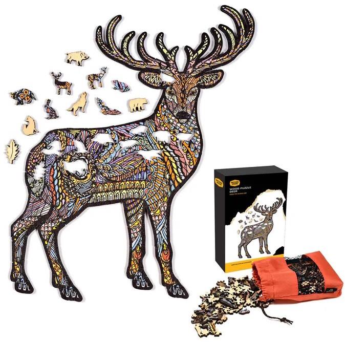 Outside / Inside - Wood Puzzle - buck 1