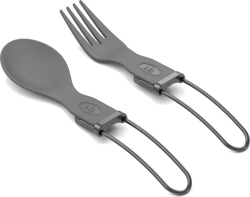 Tekk Folding Cutlery Set - Grey 1