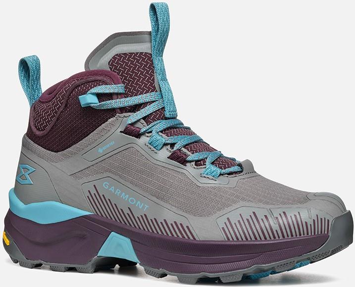 9.81 Engage Mid GTX - Womens - december grey / milky blue 1