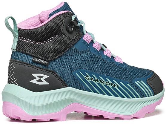 9.81 Pulse Mid WP - Kids - corsair blue / lavender rose 1