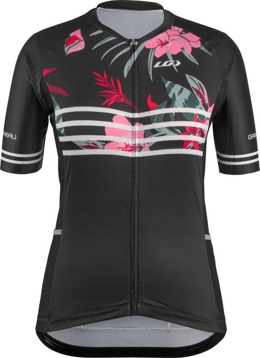 District 2 Jersey - Womens - black flower 1