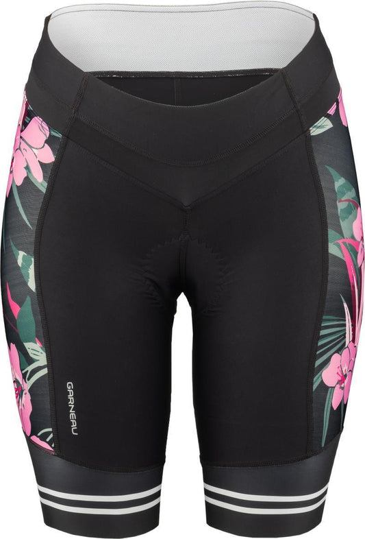 Neo Power Art Motion Shorts - Womens - black flower 1