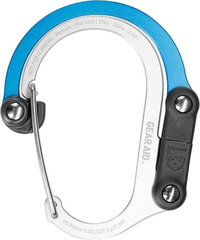 Heroclip Carabiner - Medium - blue steel 1