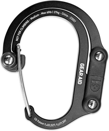 Heroclip Carabiner - Medium - stealth black 1
