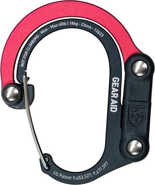 Heroclip Carabiner - Small - black / red 1