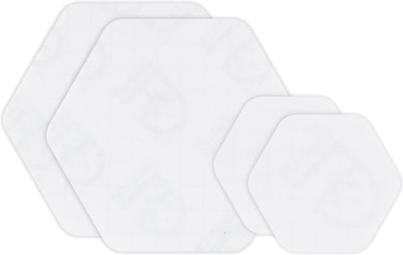 Tenacious Tape Patches Hex - Clear 1