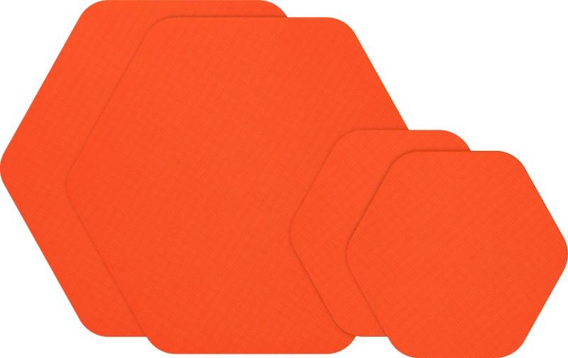 Tenacious Tape Patches Hex - Micro Ripstop - orange 1