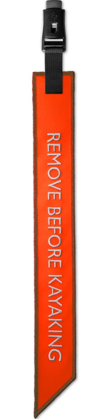Kayak Safety Flag - vivid orange 1