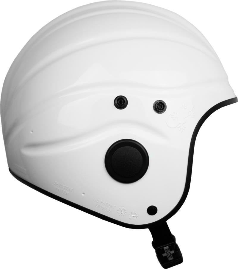 MK-11 Open Face Marine Rescue Helmet w/ Visor Studs - white 1