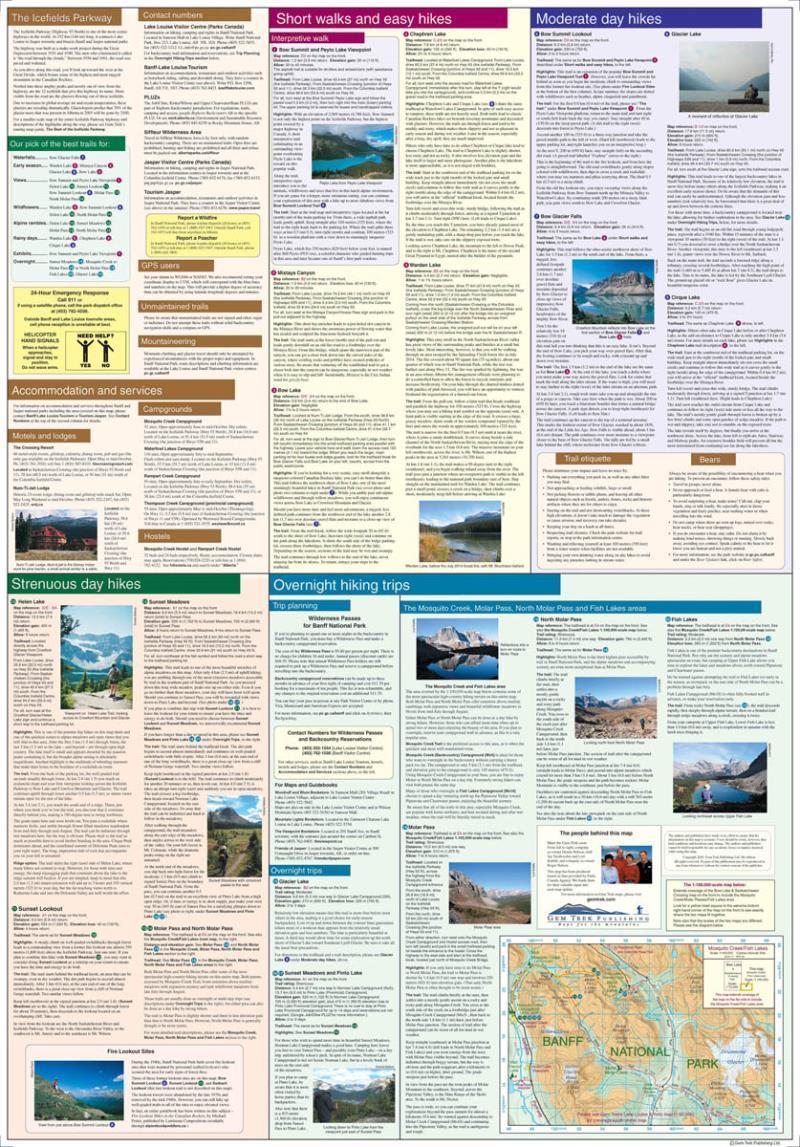 Bow Lake & Saskatchewan Crossing - 6th Edition - Waterproof - Not Applicable 3