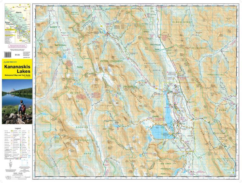 Kananaskis Lakes 8th Edition - Waterproof - not applicable 1